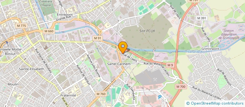 localisation de l'entreprise PATISSNORD  ROUBAIX