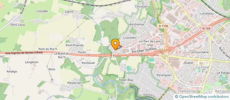 localisation de l'entreprise PATJU  PLOEREN