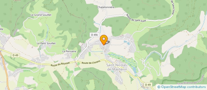 localisation de l'entreprise PATLEOPO  SAINT-NICOLAS-DE-MACHERIN