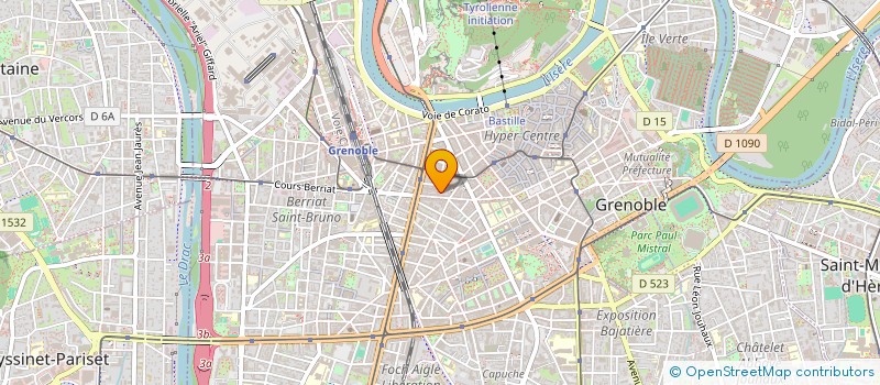 localisation de l'entreprise PATLINE à GRENOBLE