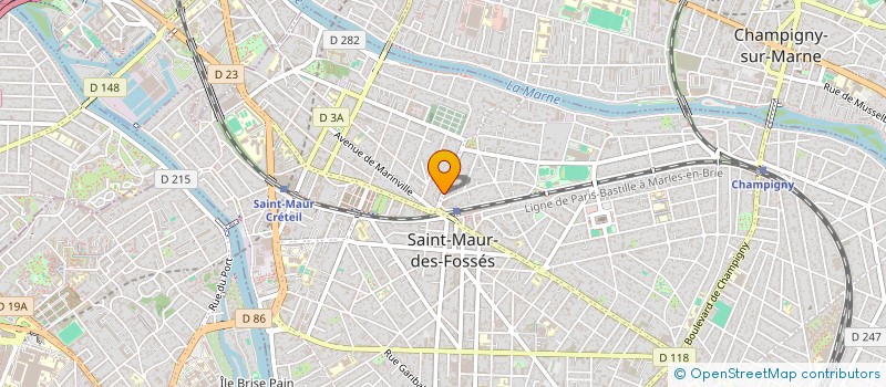 localisation de l'entreprise PATLOS à SAINT-MAUR-DES-FOSSES