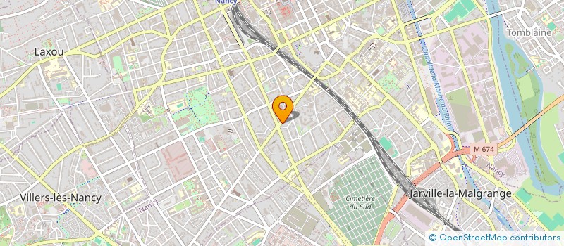 localisation de l'entreprise PATMAR  NANCY