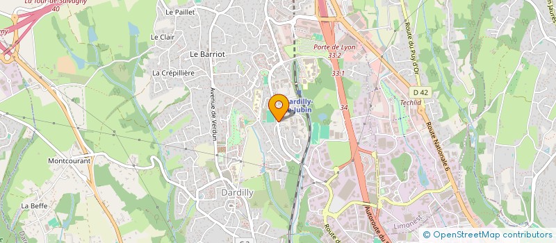 localisation de l'entreprise PATMASH  DARDILLY