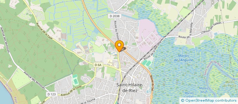 localisation de l'entreprise PATMI à SAINT-HILAIRE-DE-RIEZ