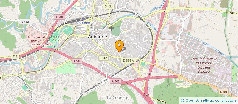 localisation de l'entreprise PATMI à AUBAGNE