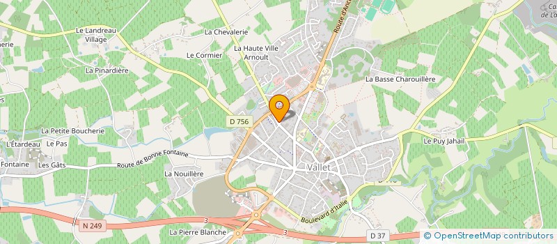 localisation de l'entreprise PATMOUILLE à VALLET