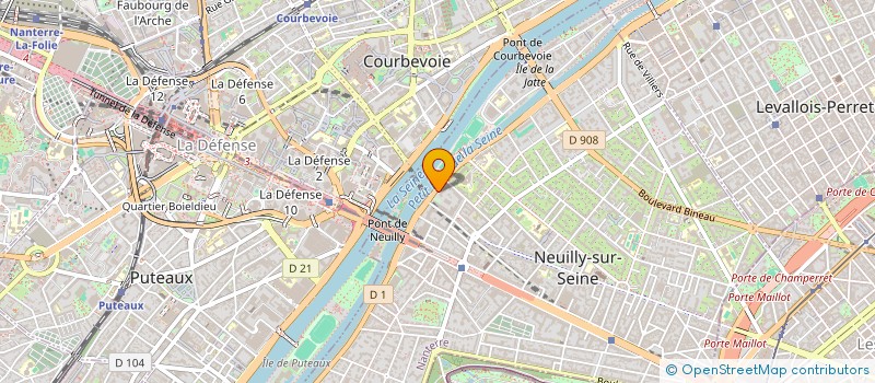 localisation de l'entreprise PATMR à NEUILLY-SUR-SEINE