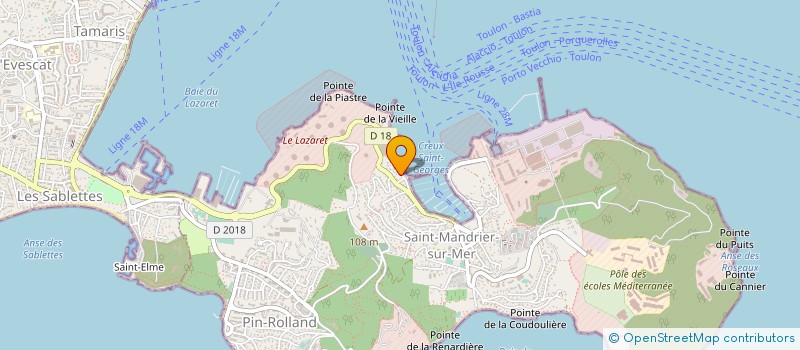 localisation de l'entreprise PATNAUTIQUE  SAINT-MANDRIER-SUR-MER