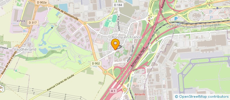 localisation de l'entreprise PATNER DIFFUSION à ROISSY-EN-FRANCE