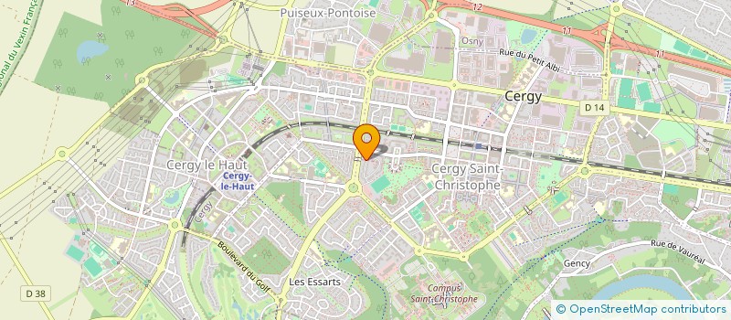 localisation de l'entreprise PATO GC  CERGY