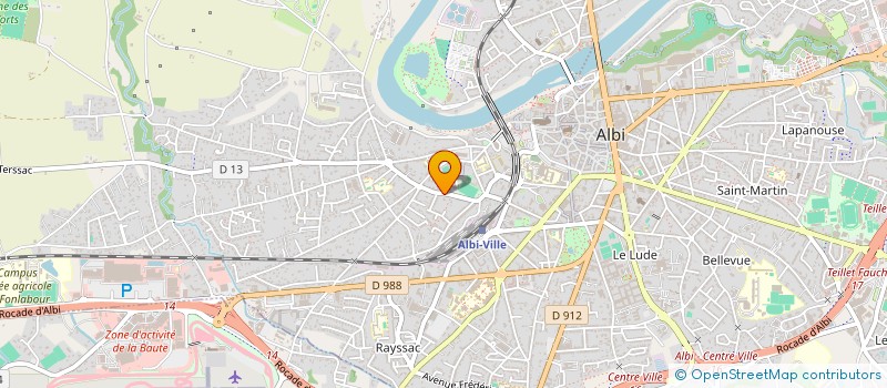 localisation de l'entreprise PATOCHE à ALBI