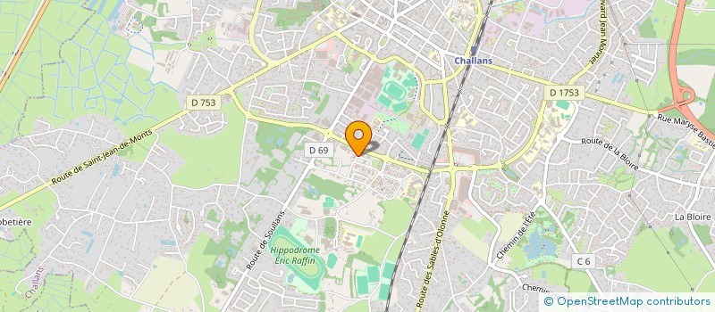 localisation de l'entreprise PATOIZEAU-PERREAUD-PIQUOT-RIANT à CHALLANS