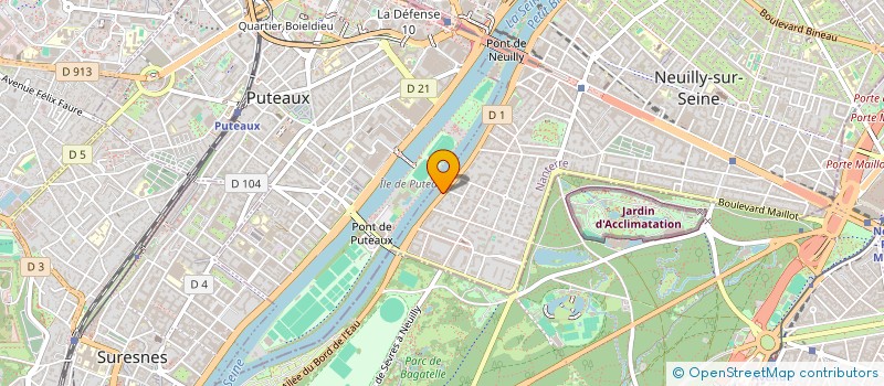 localisation de l'entreprise PATORIAN à NEUILLY-SUR-SEINE