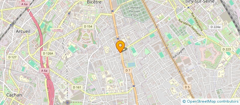 localisation de l'entreprise PATOS ANIMATION à VILLEJUIF