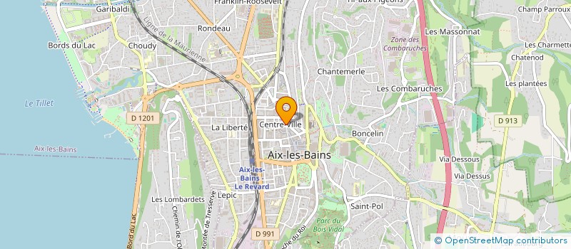 localisation de l'entreprise PATOU à AIX-LES-BAINS