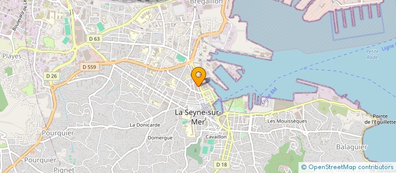 localisation de l'entreprise PATOU à LA SEYNE-SUR-MER