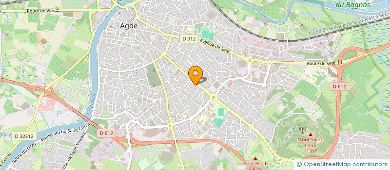 localisation de l'entreprise PATOU J à AGDE