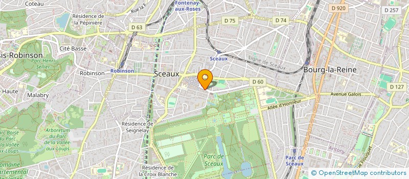 localisation de l'entreprise PATOUCH' à SCEAUX