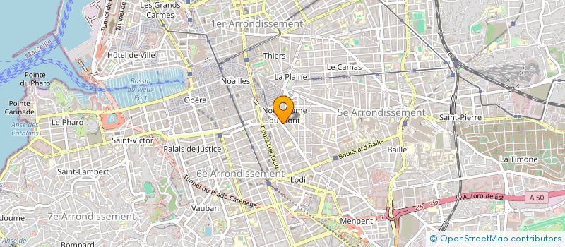 localisation de l'entreprise PATOUNASE  MARSEILLE