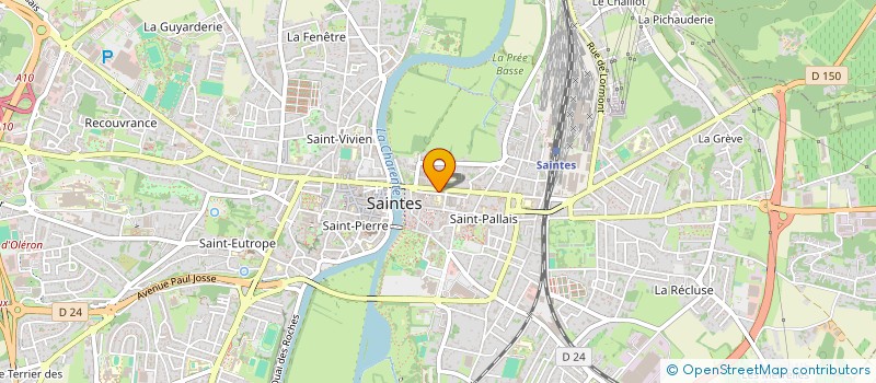 localisation de l'entreprise PATOUR SARL  SAINTES