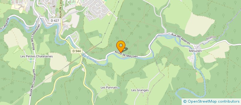 localisation de l'entreprise PATOURET DUBOIS ET FILS à AVALLON