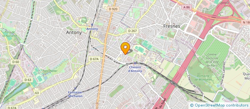 localisation de l'entreprise PATR CONSULTING à ANTONY
