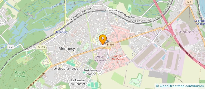 localisation de l'entreprise PATRASCU à MENNECY