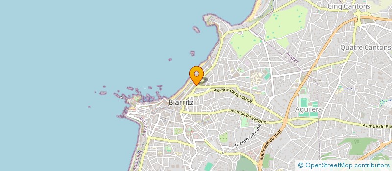 localisation de l'entreprise PATREX à BIARRITZ