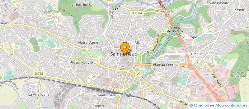 localisation de l'entreprise PATRI-INVEST à SAINT-BRIEUC