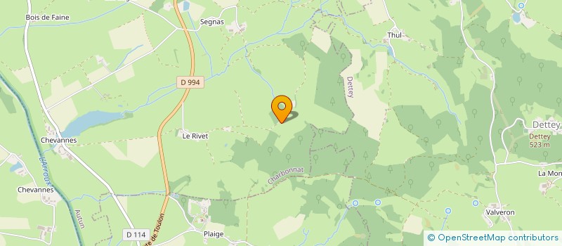 localisation de l'entreprise PATRIA  CHARBONNAT