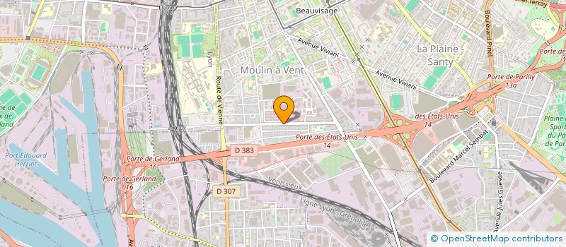 localisation de l'entreprise PATRIARCA ENERGIE SERVICE  VENISSIEUX