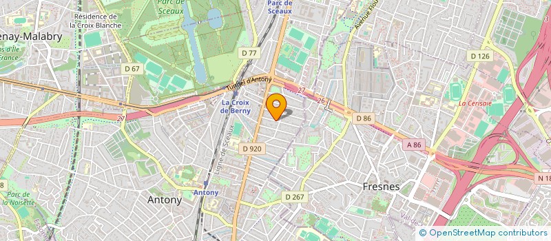 localisation de l'entreprise PATRIBAPT à ANTONY