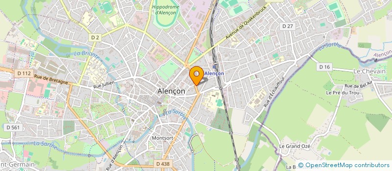 localisation de l'entreprise PATRICE BIGET ET FREDERIC NOWAKOWSKI COMMISSAIRES PRISEURS ASSOCIES à ALENCON