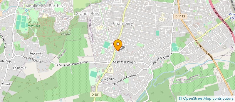 localisation de l'entreprise PATRICE CHAUFFEUR PRIVE  BORDEAUX