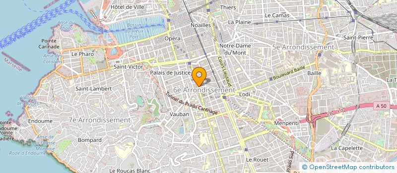 localisation de l'entreprise PATRICE CIAFFI à MARSEILLE