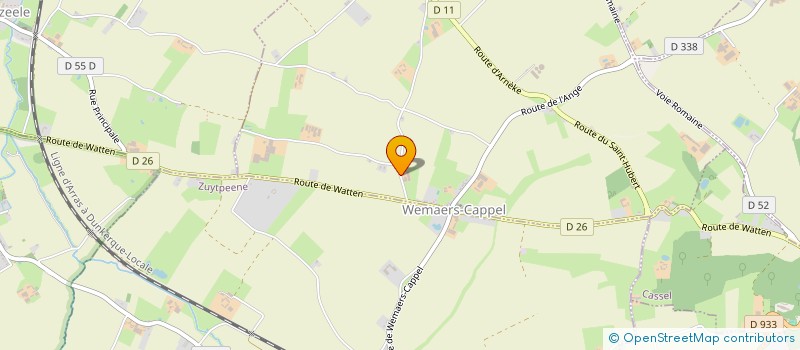 localisation de l'entreprise PATRICE COLPAERT à WEMAERS-CAPPEL