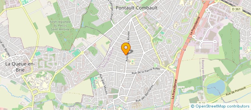 localisation de l'entreprise PATRICE ET BRIGITTE DEPANNAGES à PONTAULT-COMBAULT