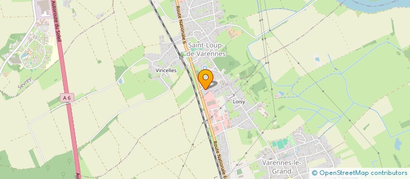 localisation de l'entreprise PATRICE EUVRARD ELECTROMENAGER  SAINT-LOUP-DE-VARENNES