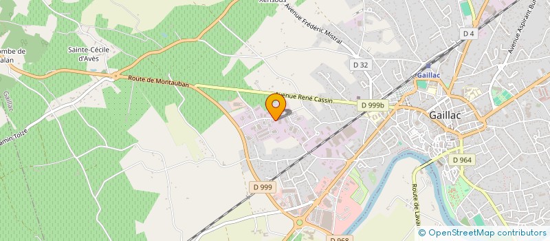 localisation de l'entreprise PATRICE GAUSSERAND COMMUNICATION  GAILLAC