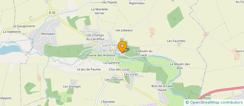 localisation de l'entreprise PATRICE GRUFFAZ à SAINT-HILAIRE-LES-ANDRESIS