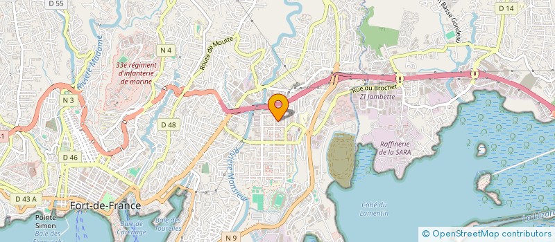 localisation de l'entreprise PATRICE HABITAT SERVICES ENTRETIEN  FORT-DE-FRANCE