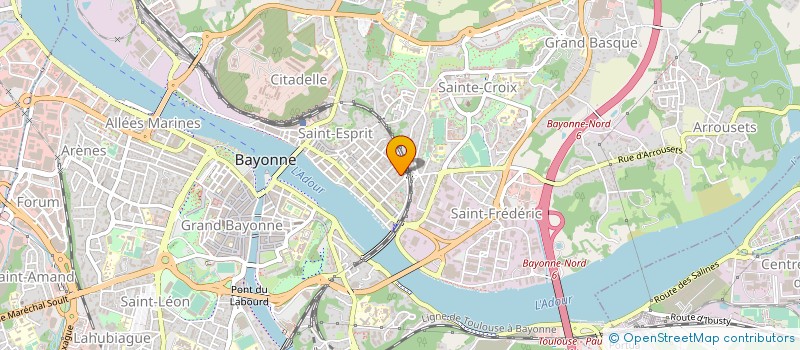 localisation de l'entreprise PATRICE LALANNE EXPERTISE  BAYONNE