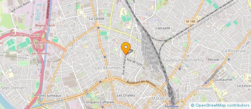 localisation de l'entreprise PATRICE LASSERRE à TOULOUSE