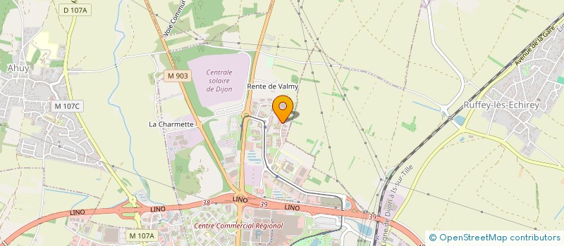 localisation de l'entreprise PATRICE LOFFROY ET ASSOCIES  DIJON