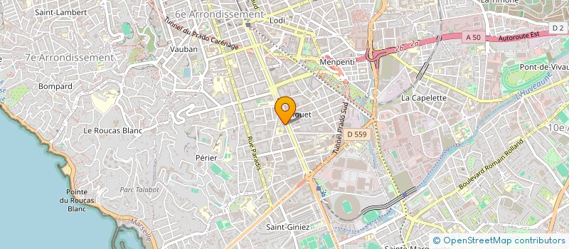 localisation de l'entreprise PATRICE MARGOSSIAN ET ASSOCIES à MARSEILLE