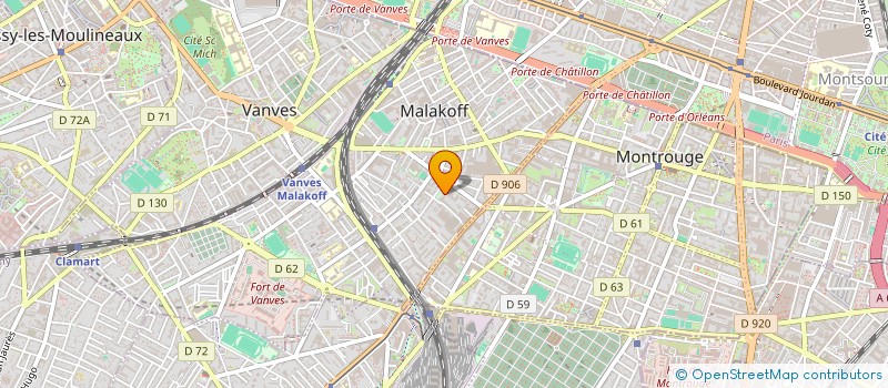 localisation de l'entreprise PATRICE MAZET SASU à MALAKOFF