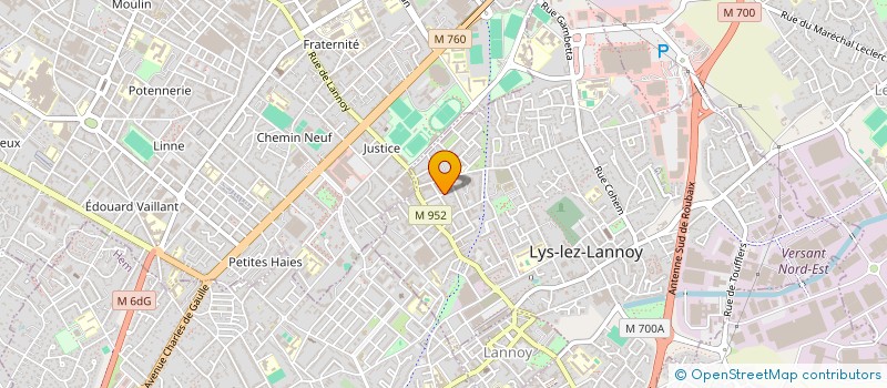 localisation de l'entreprise PATRICE MONIEZ  LYS-LEZ-LANNOY