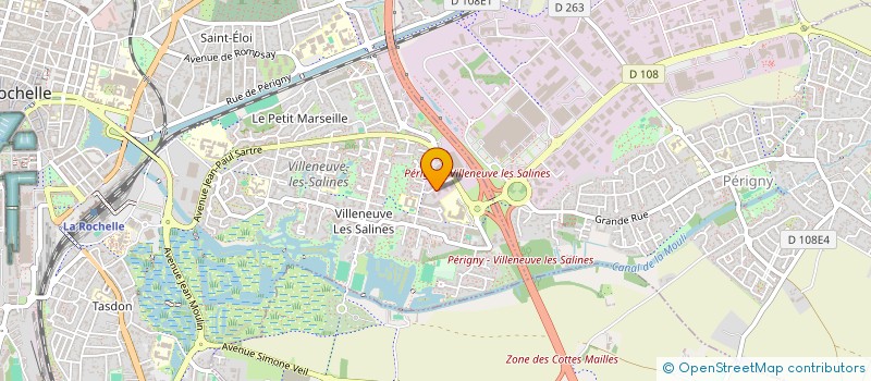 localisation de l'entreprise PATRICE POZZI SA à LA ROCHELLE