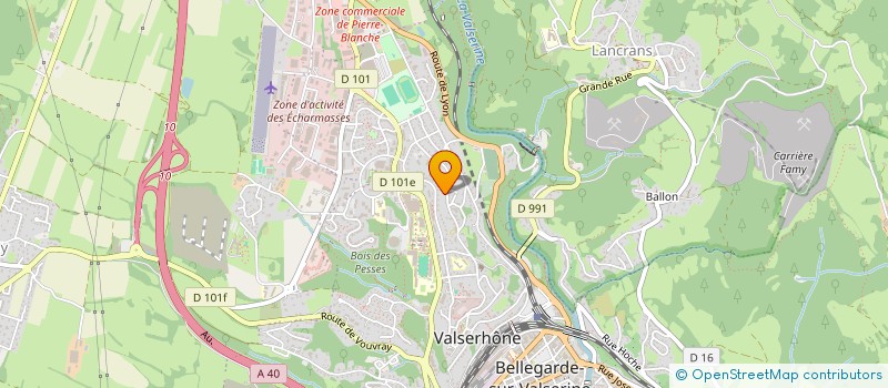 localisation de l'entreprise PATRICE RENOVATION 01 à VALSERHONE