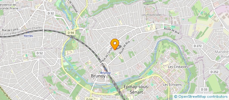 localisation de l'entreprise PATRICE ROND EXPERTISES  BRUNOY